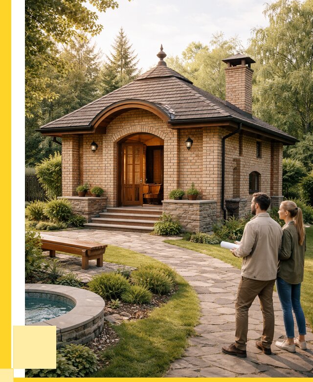 Проект кирпичной бани в Камышине от 30828 р. | ЭриданКмш