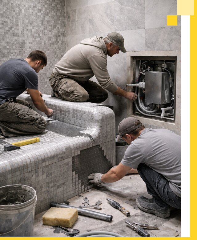 Проекты хамамов под ключ в Камышине и дизайн и строительство