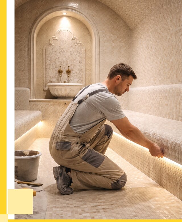 Отделка хамамов под ключ в Камышине от 5652 р. | ЭриданКмш