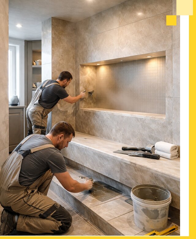 Профессиональное строительство хамама в квартире в Камышине