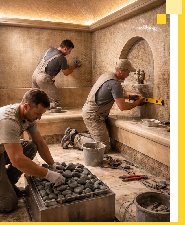 Проектирование и строительство хамама и сауны в Камышине